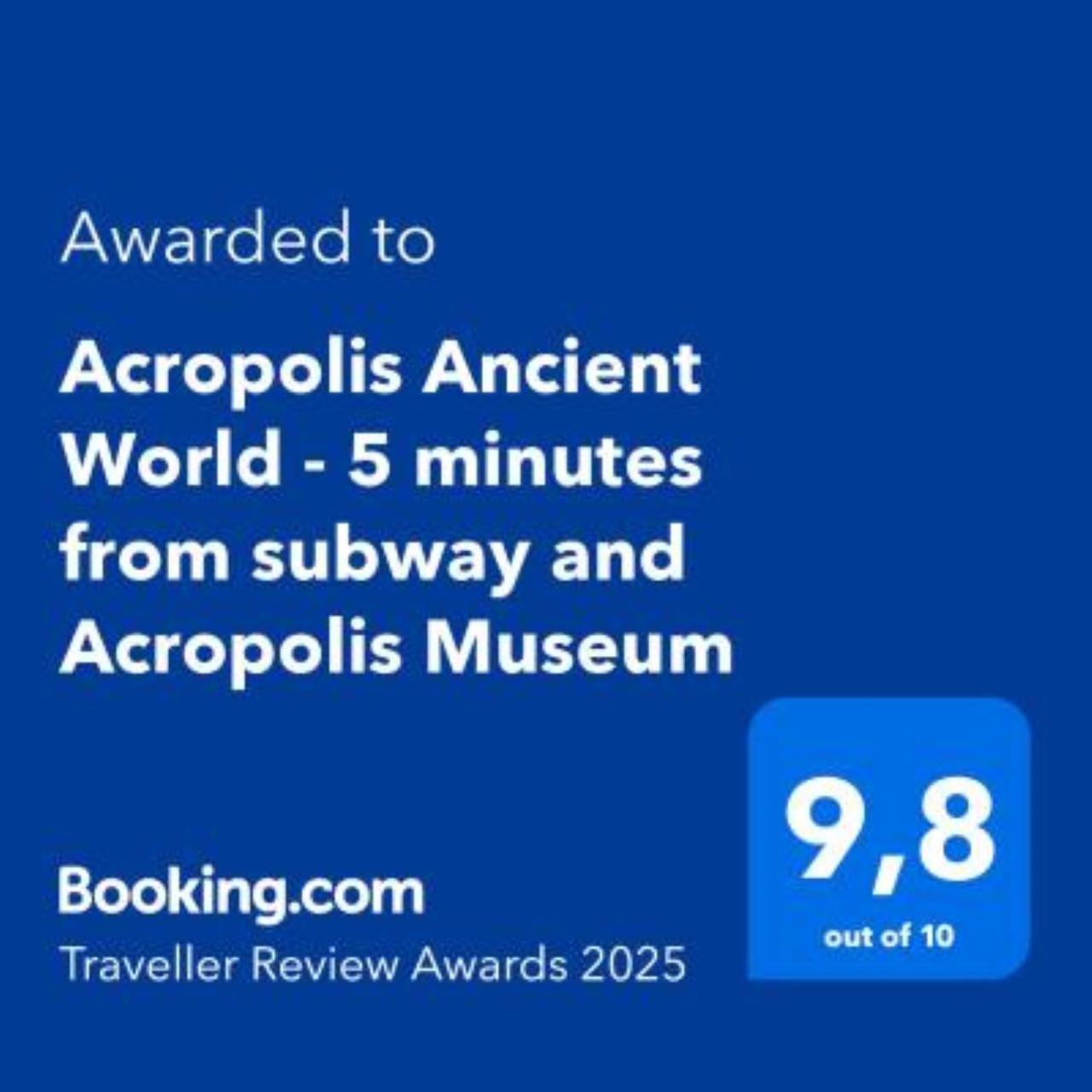 Acropolis Ancient World - 5 Minutes From Subway And Acropolis Museum Apartment Athens Exterior photo